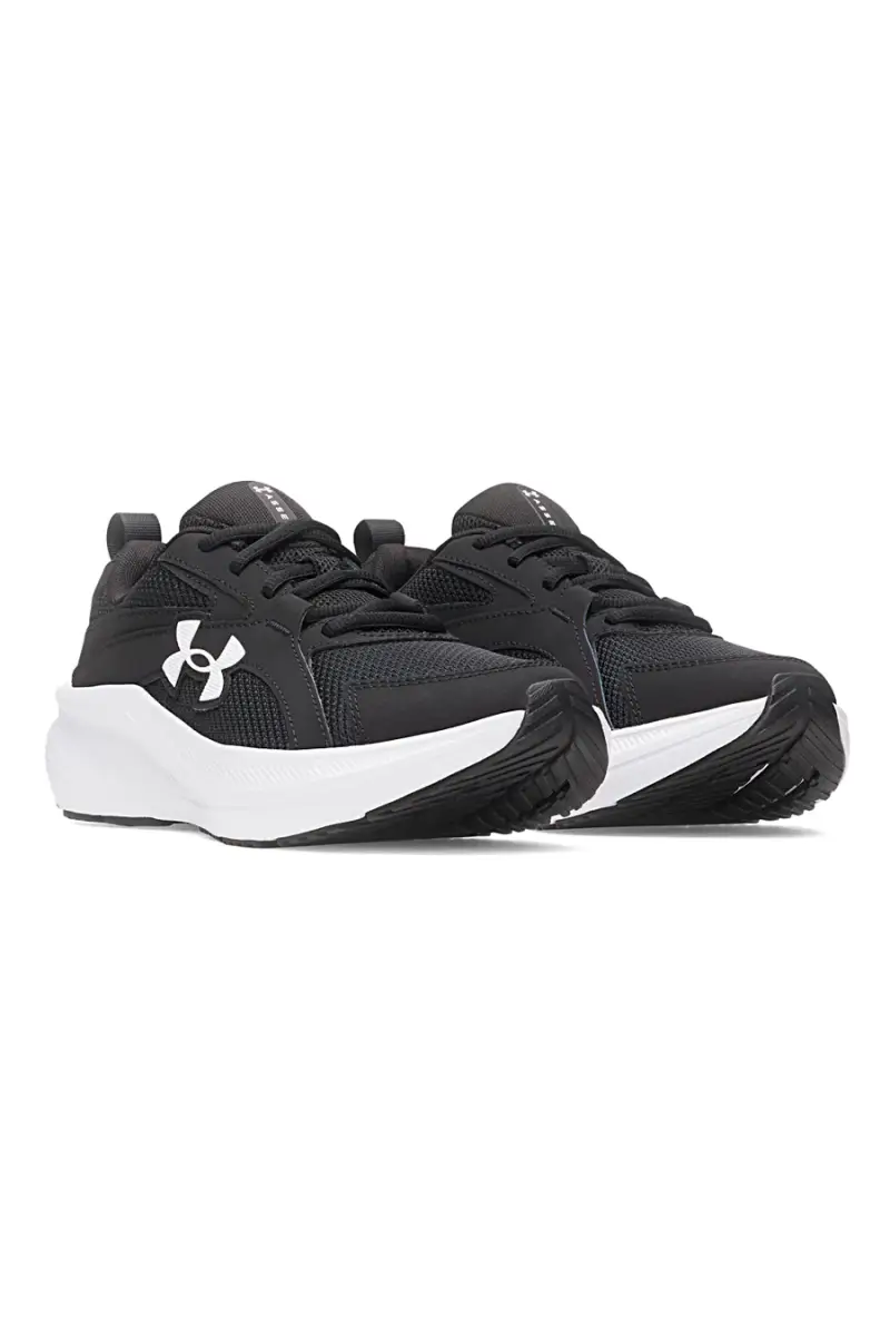 Sneakers da ginnastica ragazzo nere in mesh Under Armour BGS Assert 11 [NERO] miniatura 2