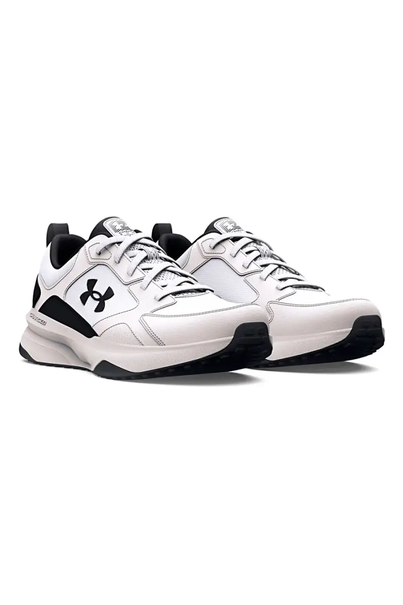 Sneakers da ginnastica uomo bianche in mesh Under Armour Charged Edge [BIANCO] miniatura 2