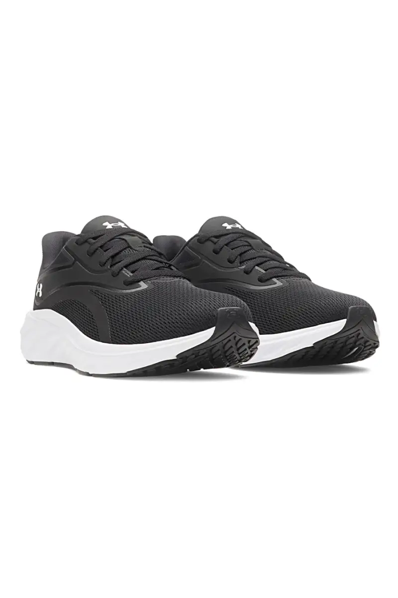 Sneakers da running uomo nere in mesh Under Armour Ascend [NERO] miniatura 2