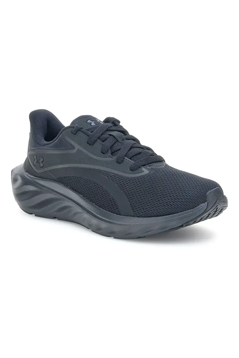 Sneakers da running uomo nere in mesh Under Armour Ascend [NERO] miniatura 2