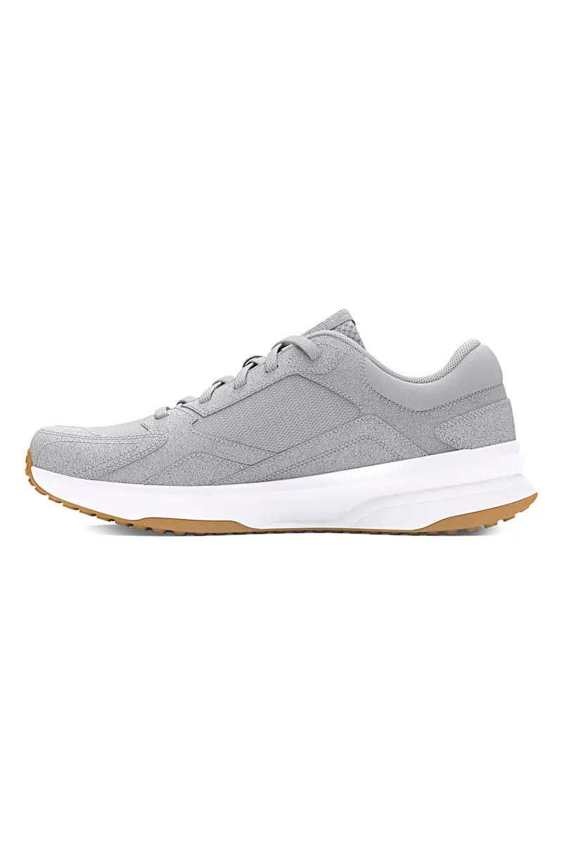 Sneakers grigie in suede con suola ammortizzata Under Armour Edge Suede [GRIGIO] miniatura 3