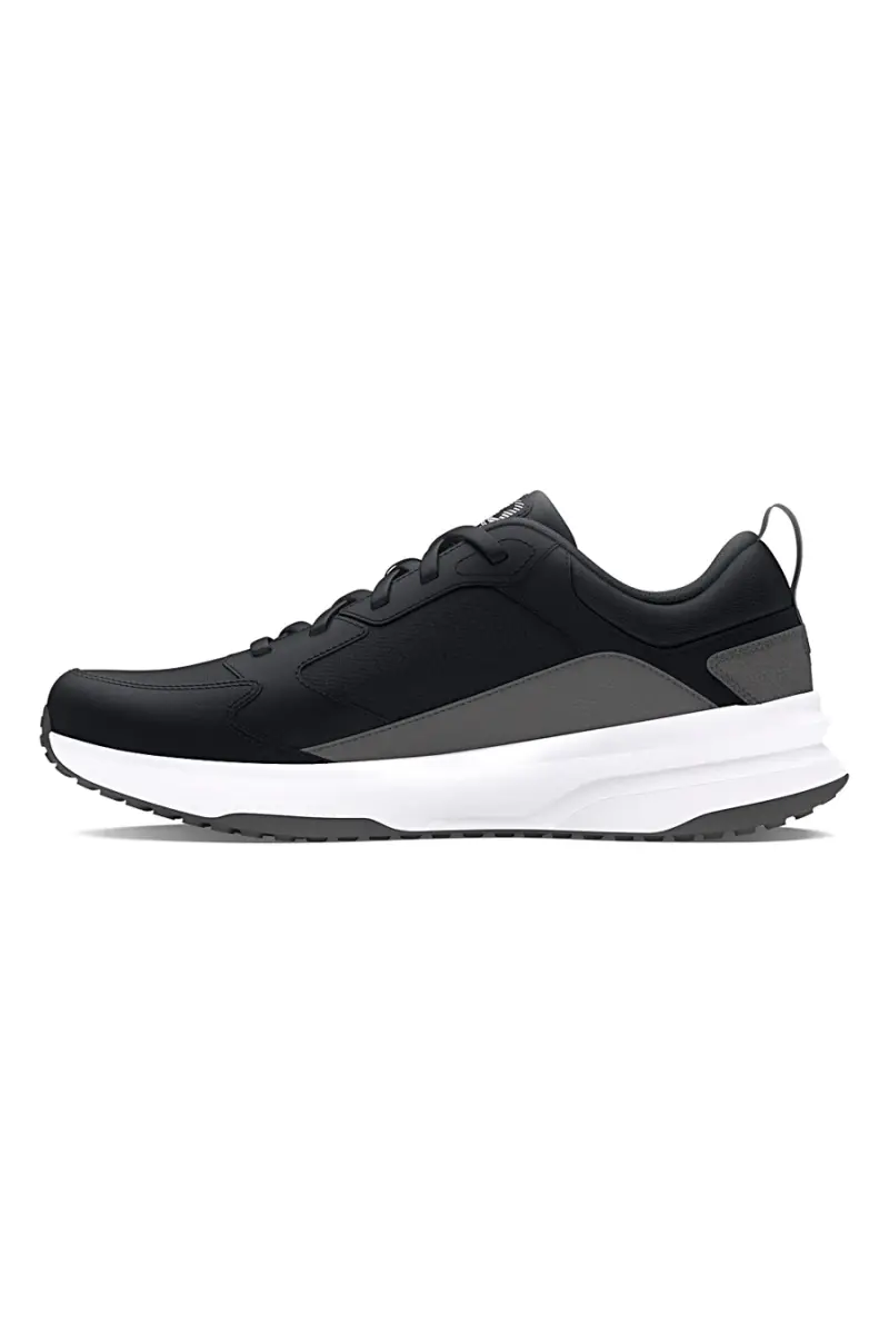 Sneakers nere in mesh con inserti in pelle Under Armour Charged Edge [NERO] miniatura 3