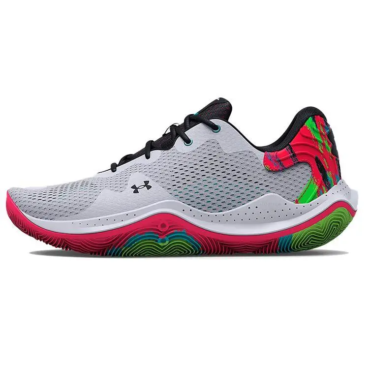 Spawn 4 Printed Low Basketball Shoes Men Sneakers Gray 3025345-103 46