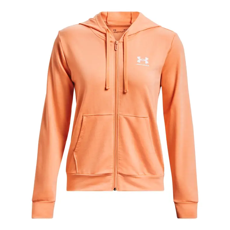 Sweatshirt felpa con cappuccio da donna Under Armour Orange