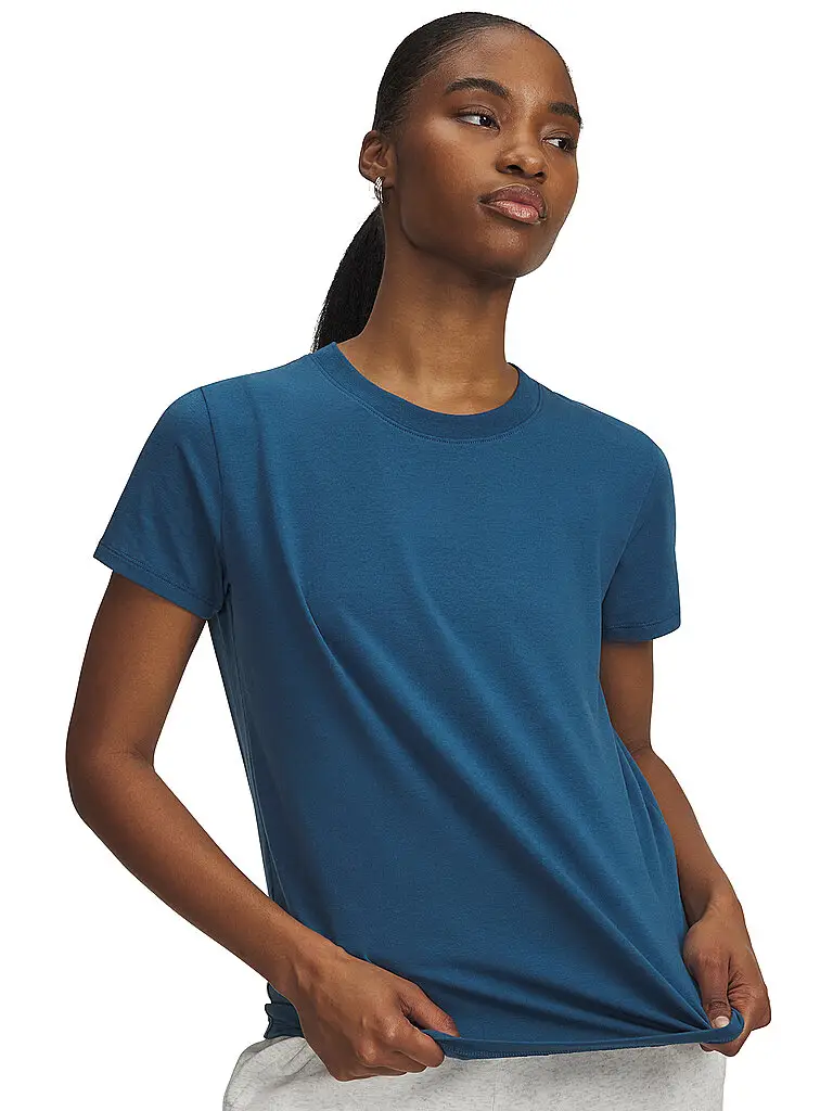 T-shirt da donna UA Off Campus Core blu | XS