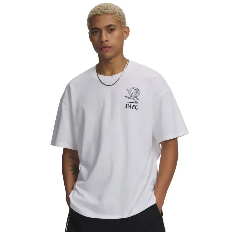 T-shirt Under Armour GFB Earth Blanc