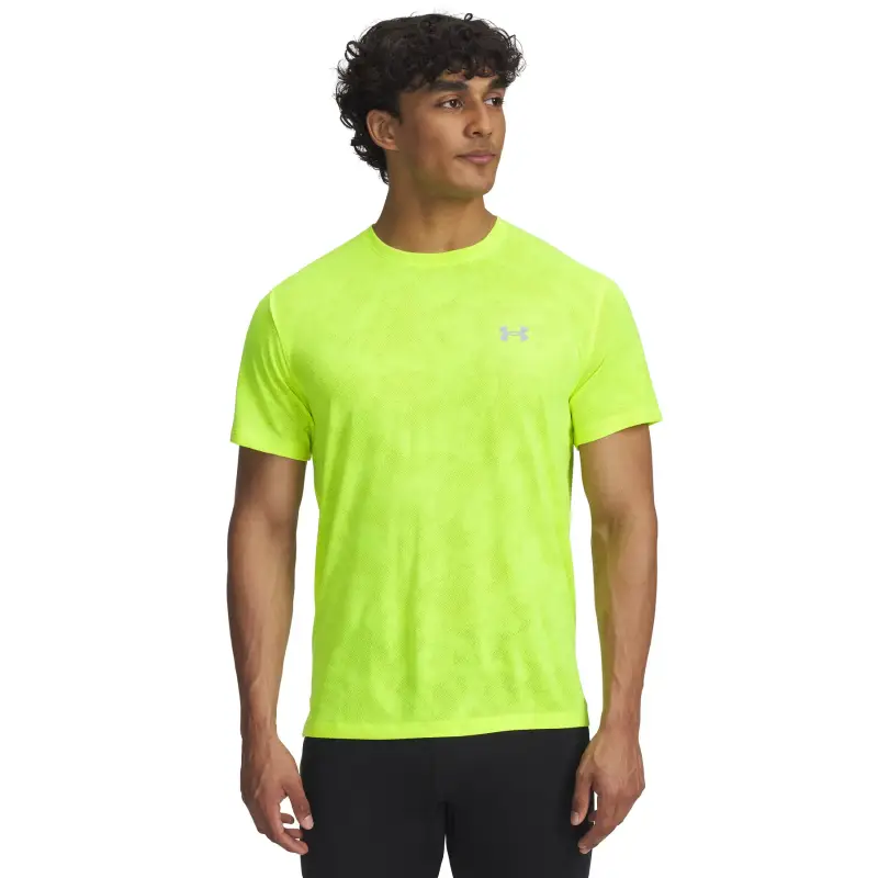 T-shirt Under Armour Launch Jaune
