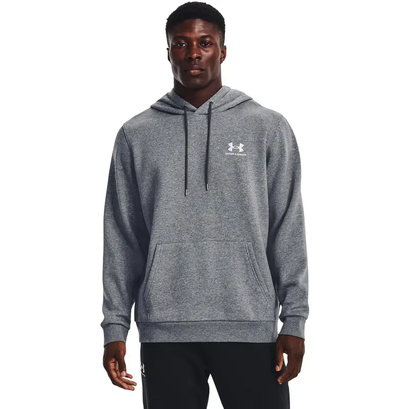 Trainingskapuzenpullover Essential Fleece Herren UNDER ARMOUR | Under Armour Grigio