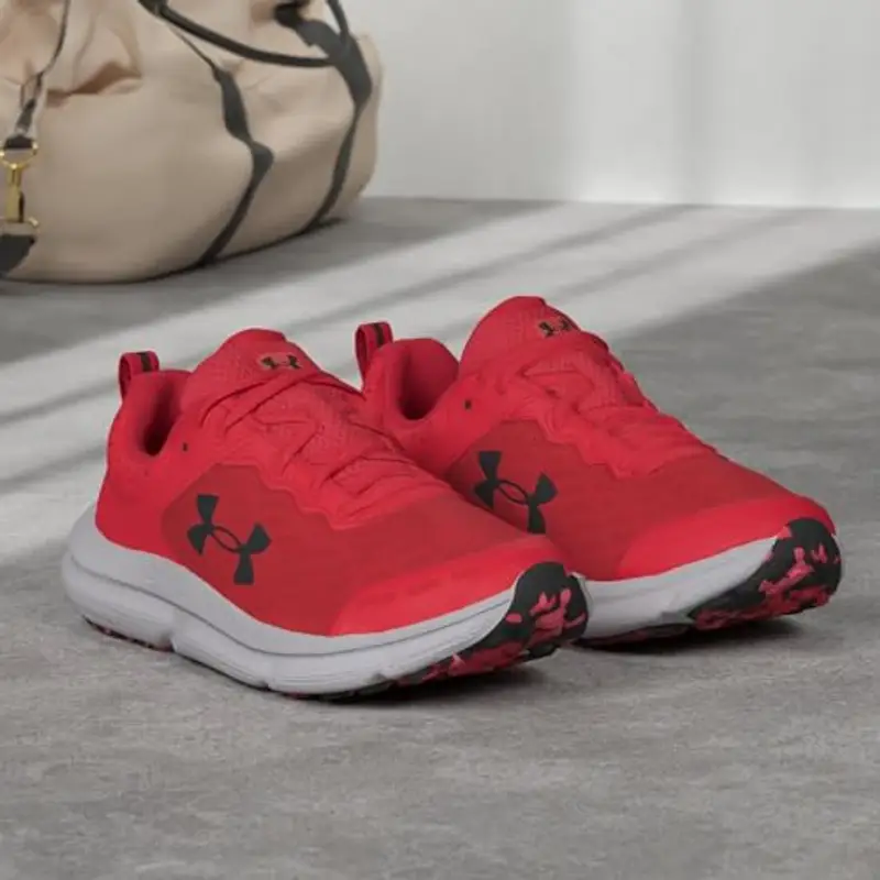 Under Armour Ua Charged Assert 10, Scarpa da corsa Uomo, Red Red Black, 47 EU miniatura 2
