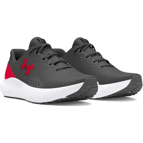 Under Armour UA Charged Surge 4, Scarpa da Corsa Uomo, Castlerock Red Red, 45 EU miniatura 2