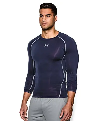 Under Armour UA HeatGear Long Sleeve Maglia A Maniche Lunghe, Uomo miniatura 3