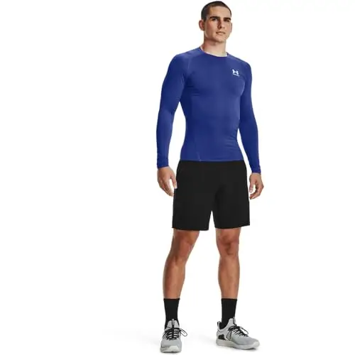 Under Armour Ua Hg Armour Comp Ls Maglietta a maniche lunghe, Royal, 3XL Uomo miniatura 3