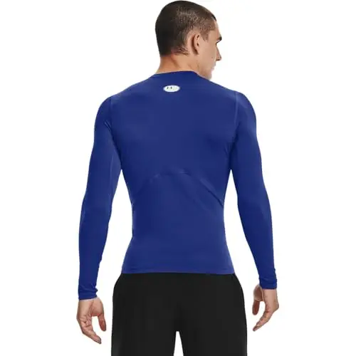Under Armour Ua Hg Armour Comp Ls Maglietta a maniche lunghe, Royal, XS Uomo miniatura 2