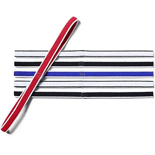 Under Armour UA Mini Headbands (6pk), Fascia Donna, Rosso, OSFA miniatura 2