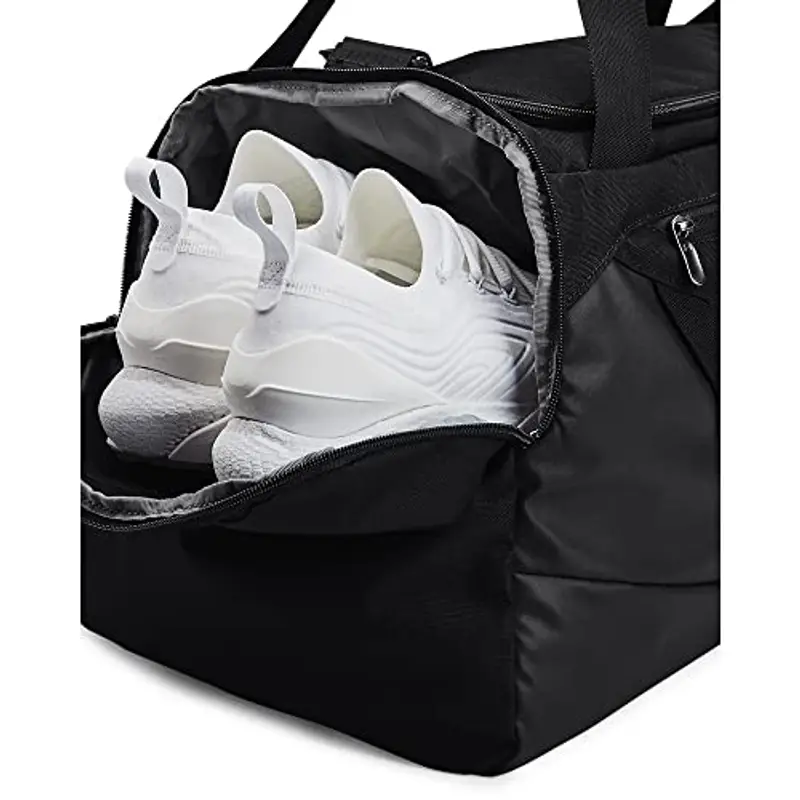 Under Armour Ua Undeniable 5.0 Duffle, Borsa sportiva Unisex - Adulto, Black/Black/Metallic Silver, S miniatura 2