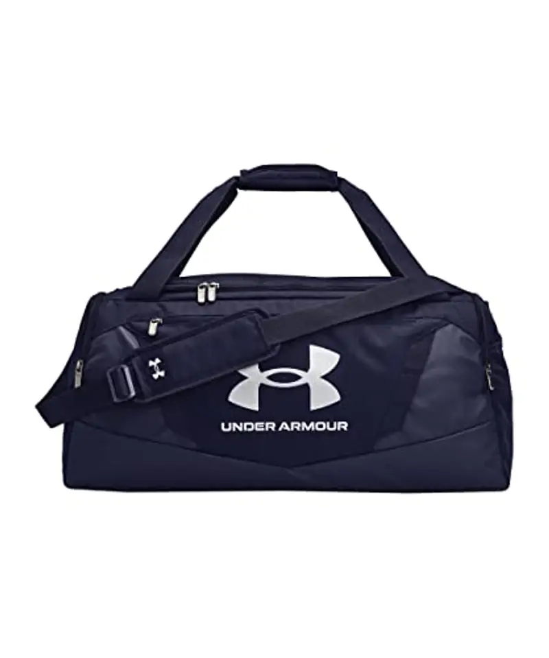 Under Armour Ua Undeniable 5.0 Duffle, Borsa sportiva Unisex - Adulto, Midnight Navy/Midnight Navy/Metallic Silver, M