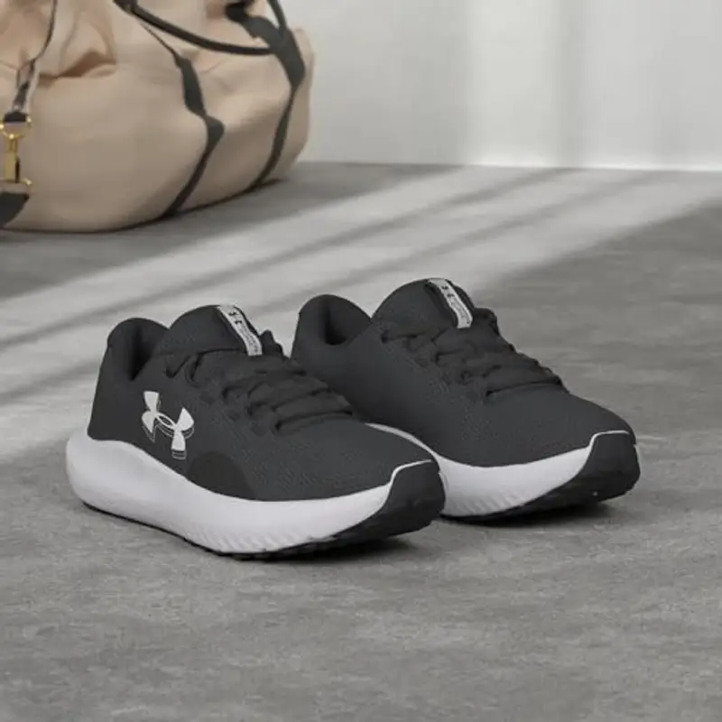 Under Armour Ua W Charged Surge 4, Scarpa da corsa Donna, Black Anthracite White, 42 EU miniatura 2