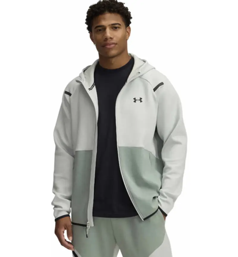 Unstoppable Fleece Full-Zip - felpa con cappuccio - uomo Green