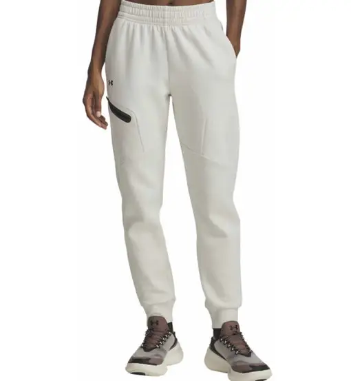 Unstoppable Fleece W - pantaloni fitness - donna White