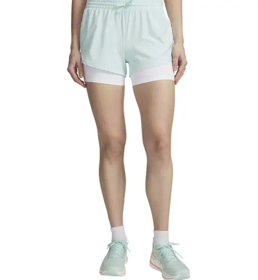 Velociti PRO 4" 2N1 Short W - pantaloni corti running - donna Green