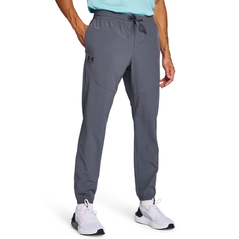 Under Armour Vibe Woven male Pantaloni - Grigio - Poly Woven - Foot Locker