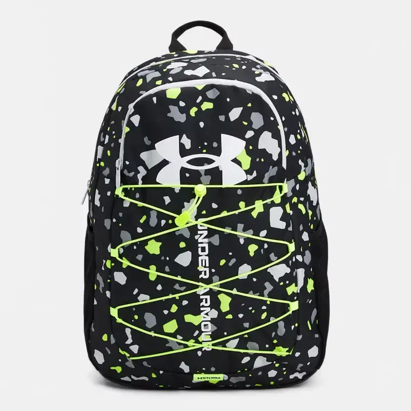 Zaino 26l Ua Hustle Nero E Verde Under Armour | Under Armour