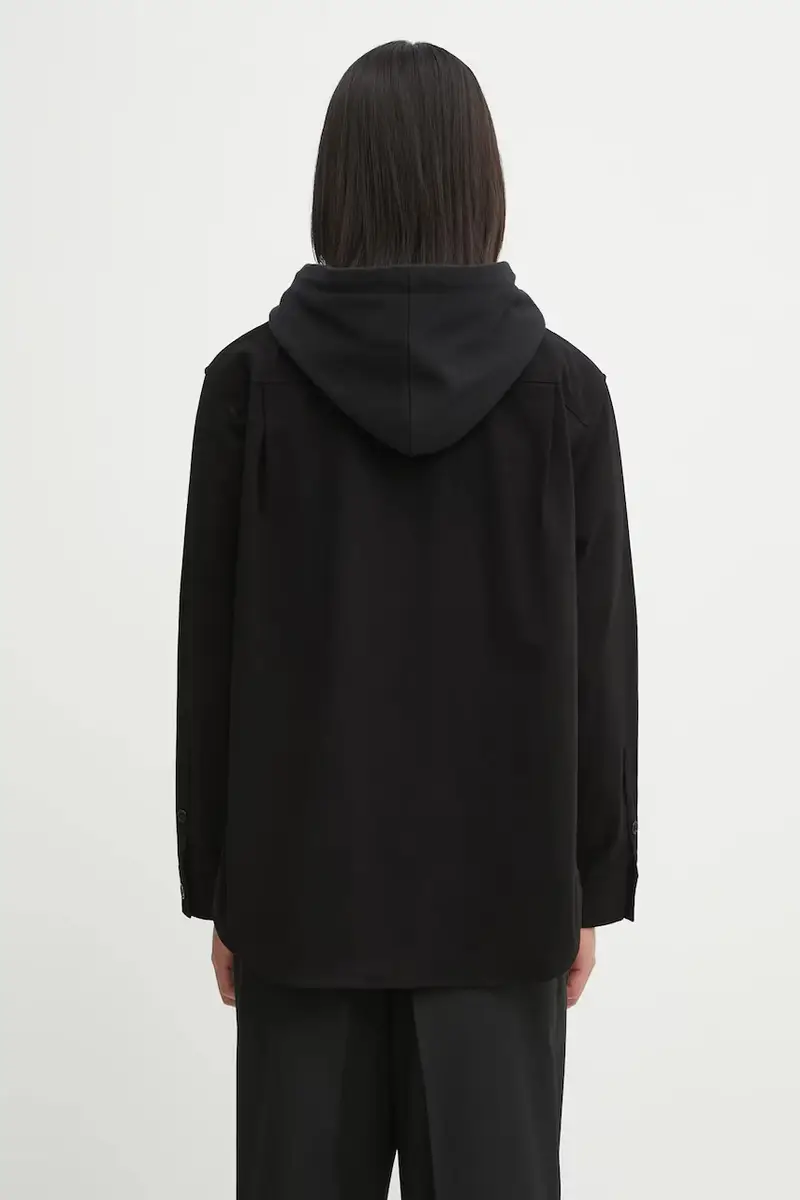 camicia Shirt uomo colore nero UP2E4407.2 miniatura 3