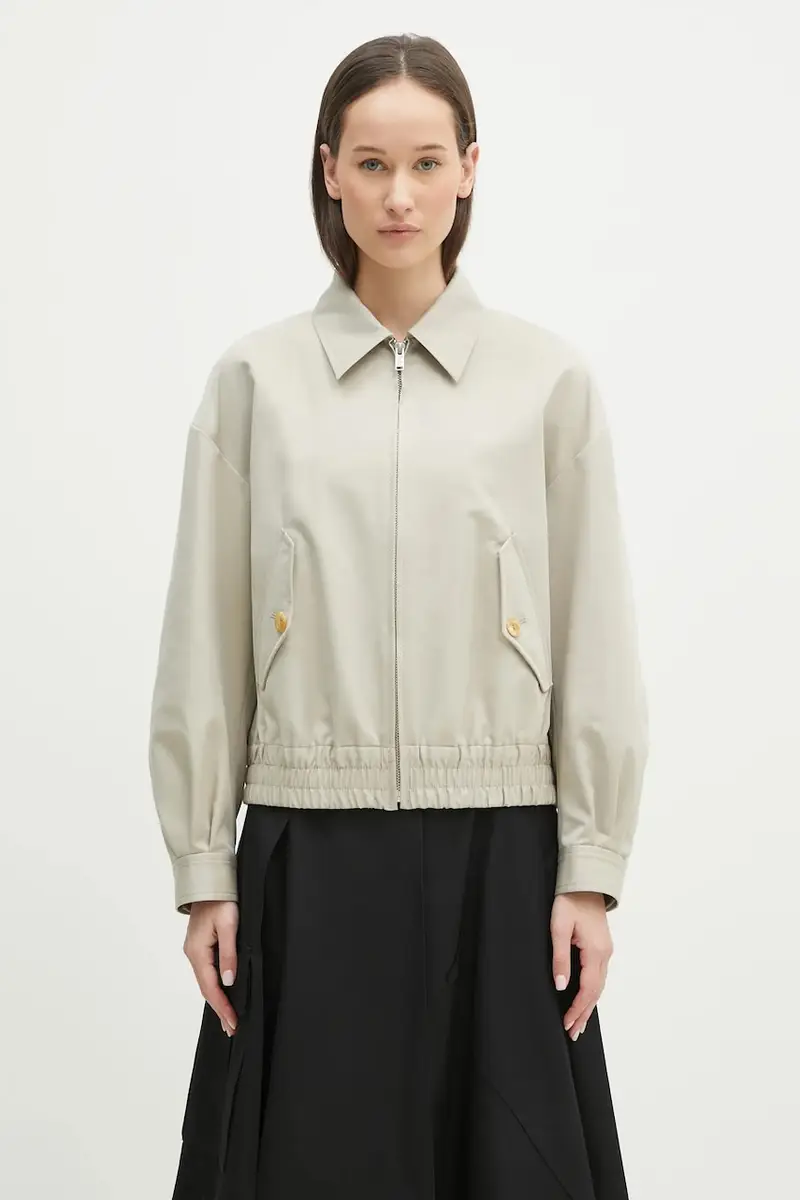 giacca Blouson donna colore grigio UP1E1203.1