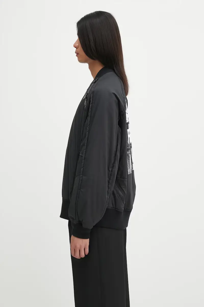 giacca bomber Blouson colore nero UC2E4206.2 miniatura 2