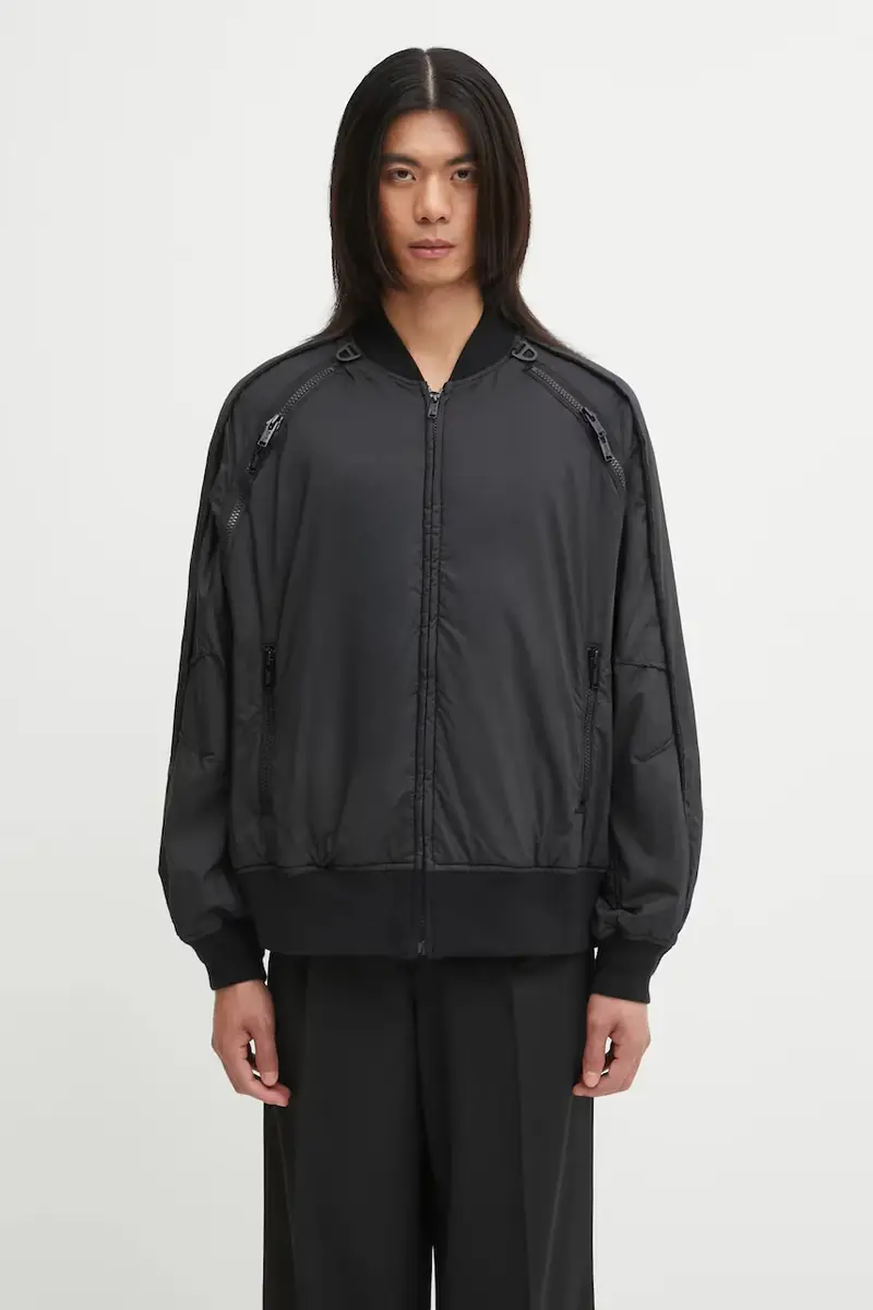 giacca bomber Blouson colore nero UC2E4206.2 miniatura 3