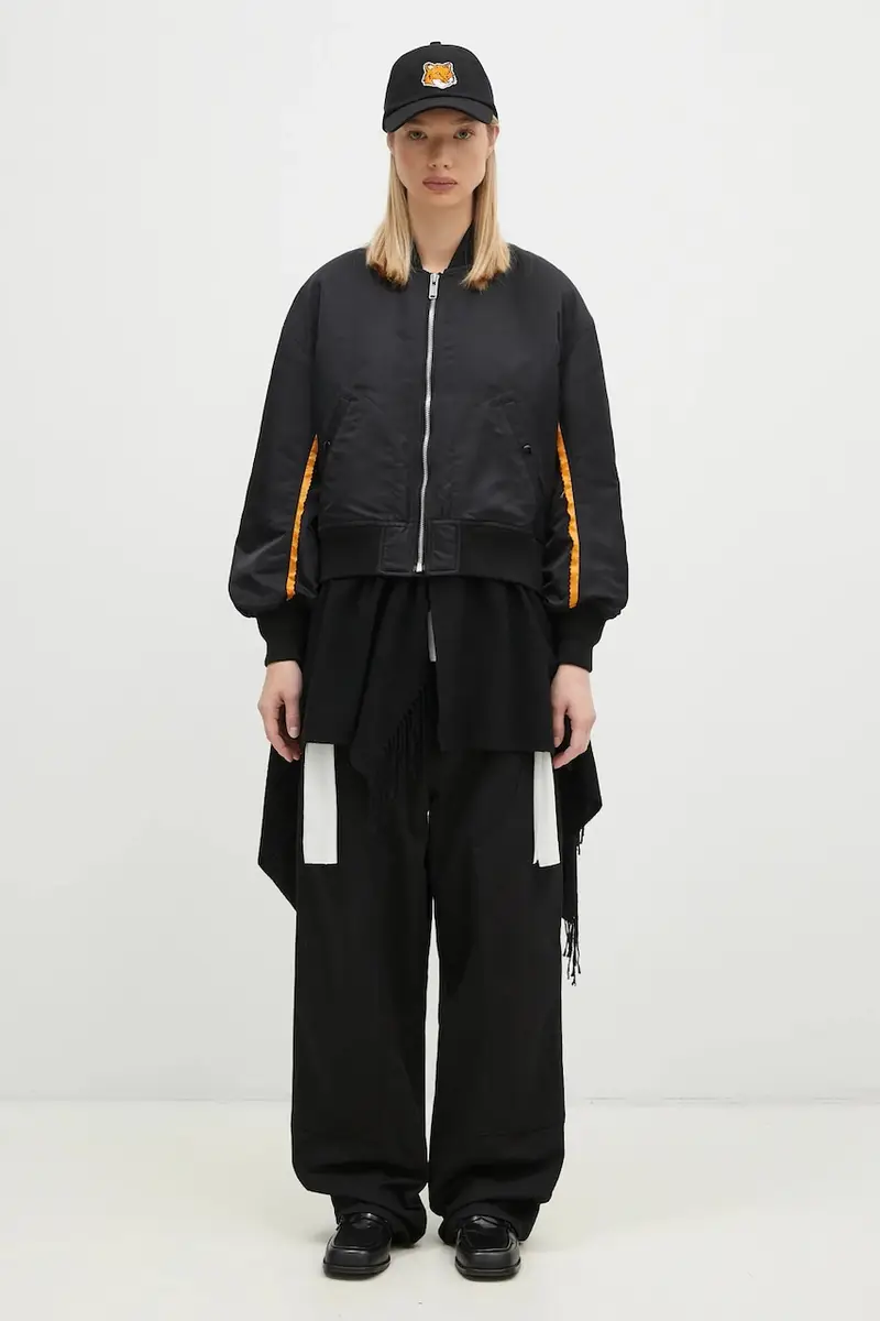 giacca bomber Blouson donna colore nero UC2D1202.2