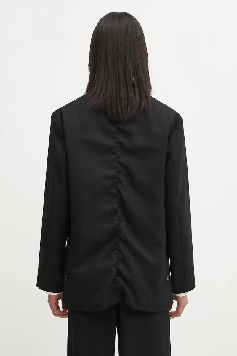 giacca in lana uomo colore nero US2E4192 miniatura 3