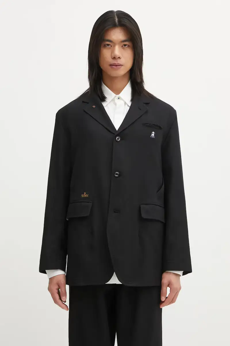 giacca in lana uomo colore nero US2E4192