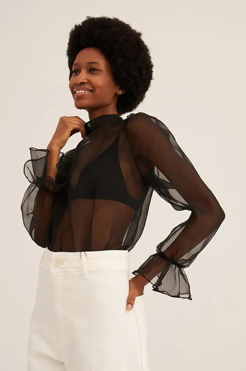 camicetta Classic donna Nero