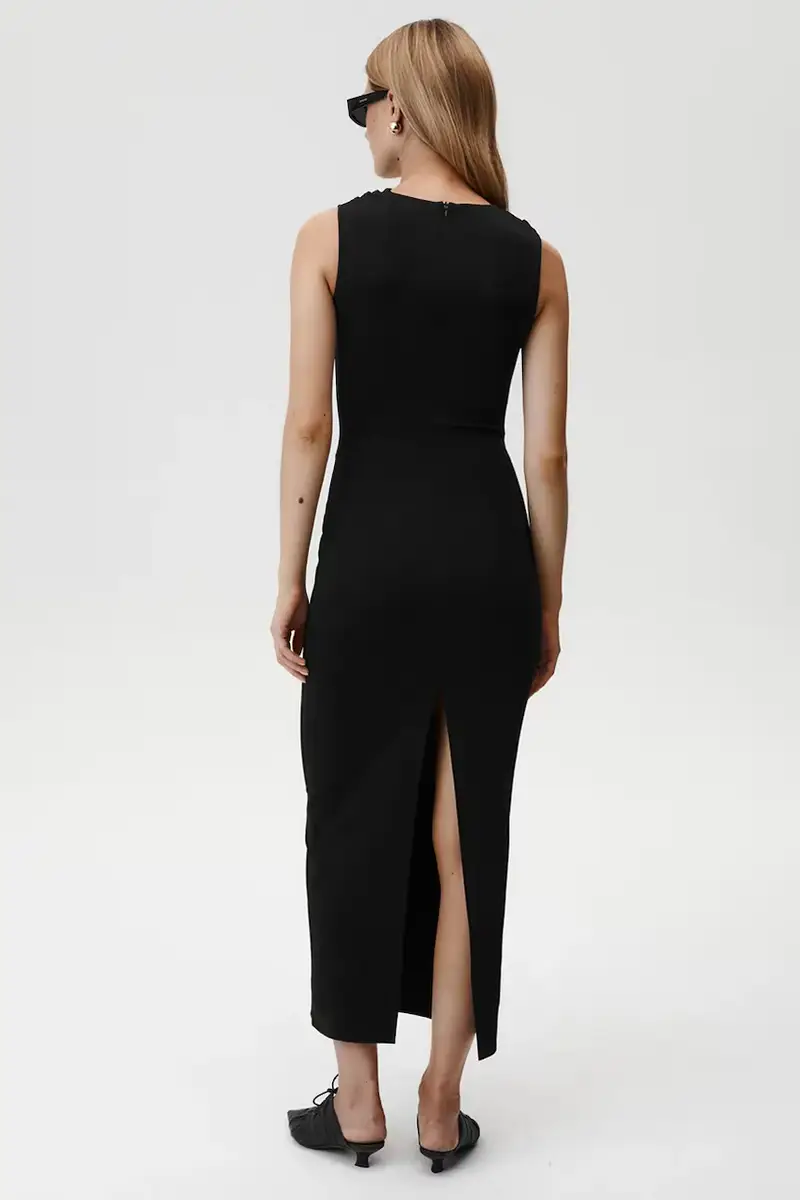 vestito Divine Dress colore nero 886 miniatura 3