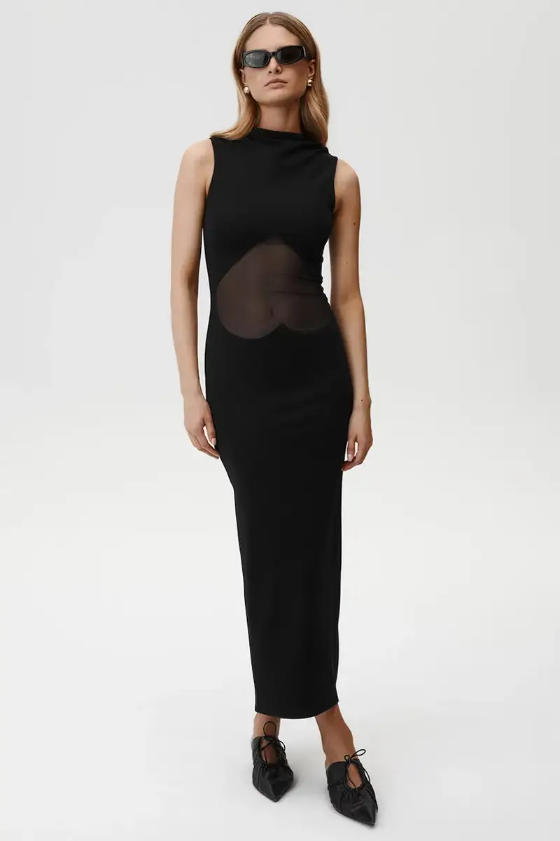 vestito Divine Dress colore nero 886