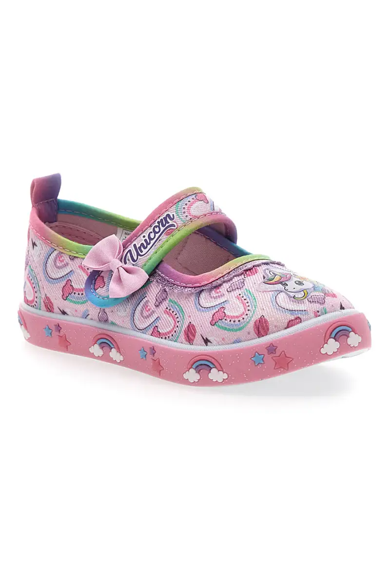 Ballerina rosa con stampa Unicorn S8010234T [ROSA] miniatura 2
