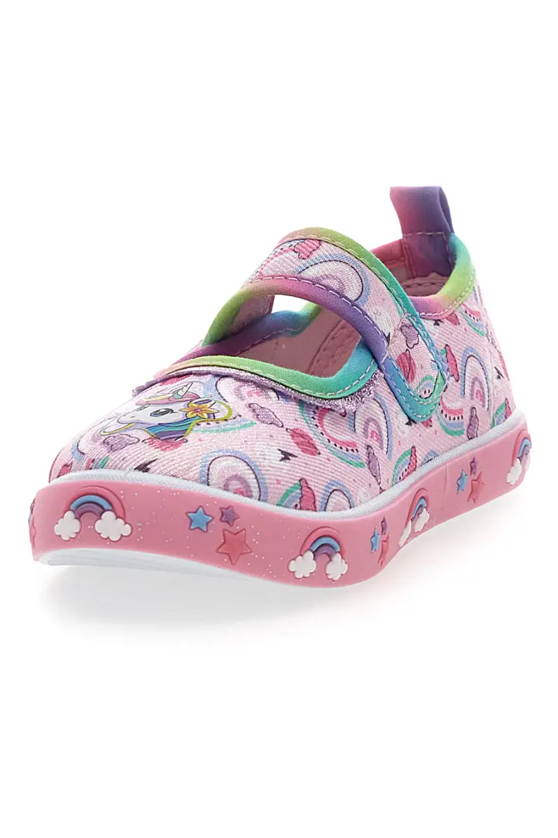 Ballerina rosa con stampa Unicorn S8010234T [ROSA] miniatura 3