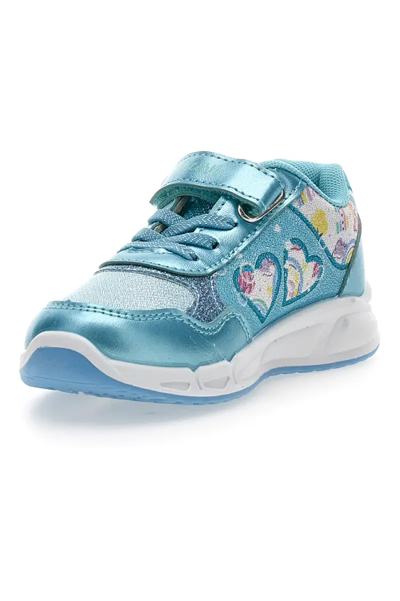 Scarpe azzurre con luci e strappo Funicorn S8010199T10 [TURCHESE] miniatura 3