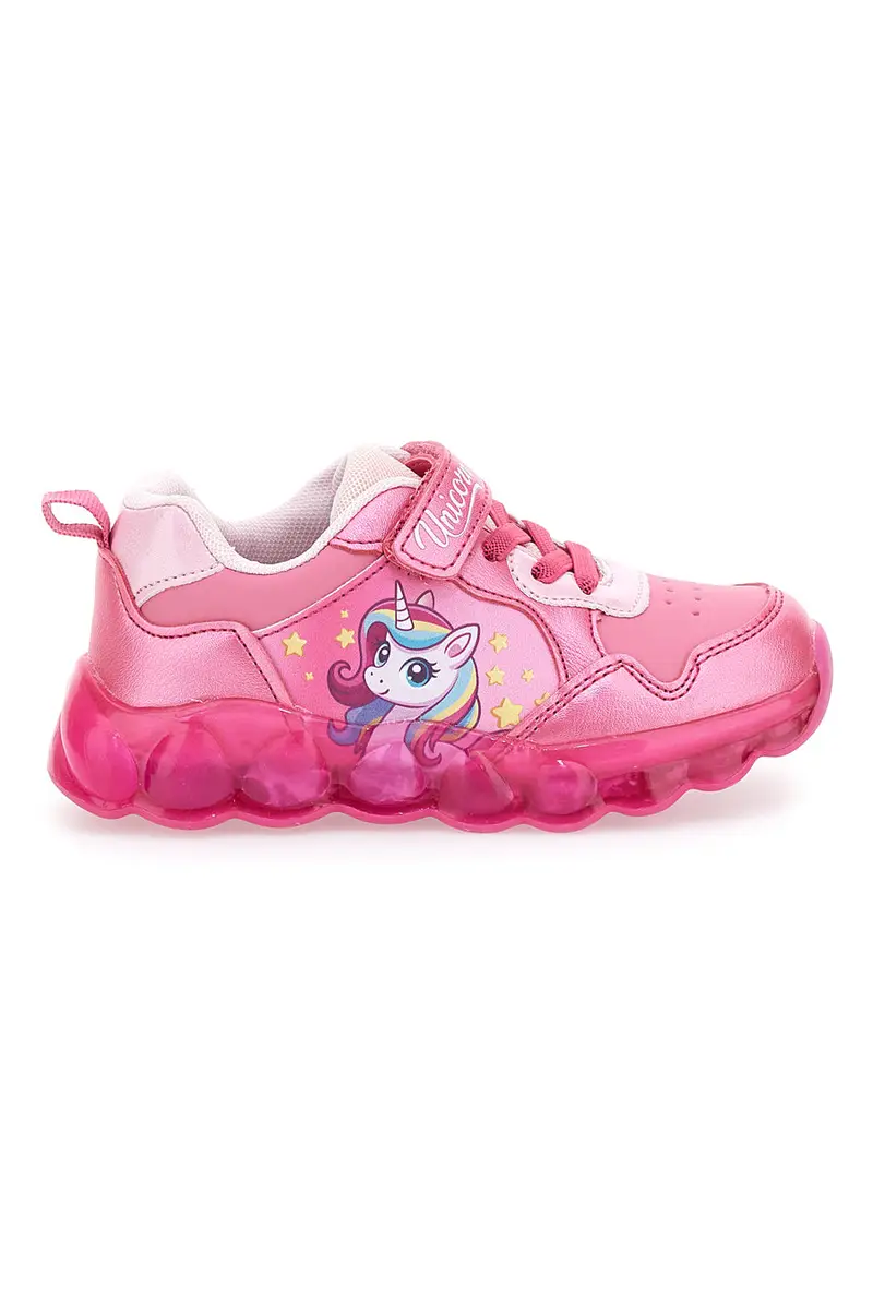 Sneakers rosa con luci Unicorn S8010192S [FUXIA]