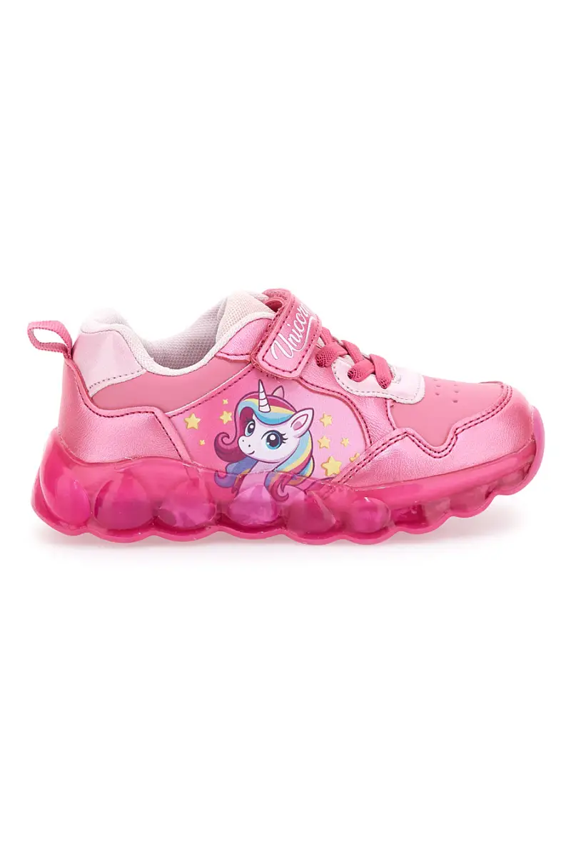 Sneakers rosa con luci Unicorn S8010192S [FUXIA]