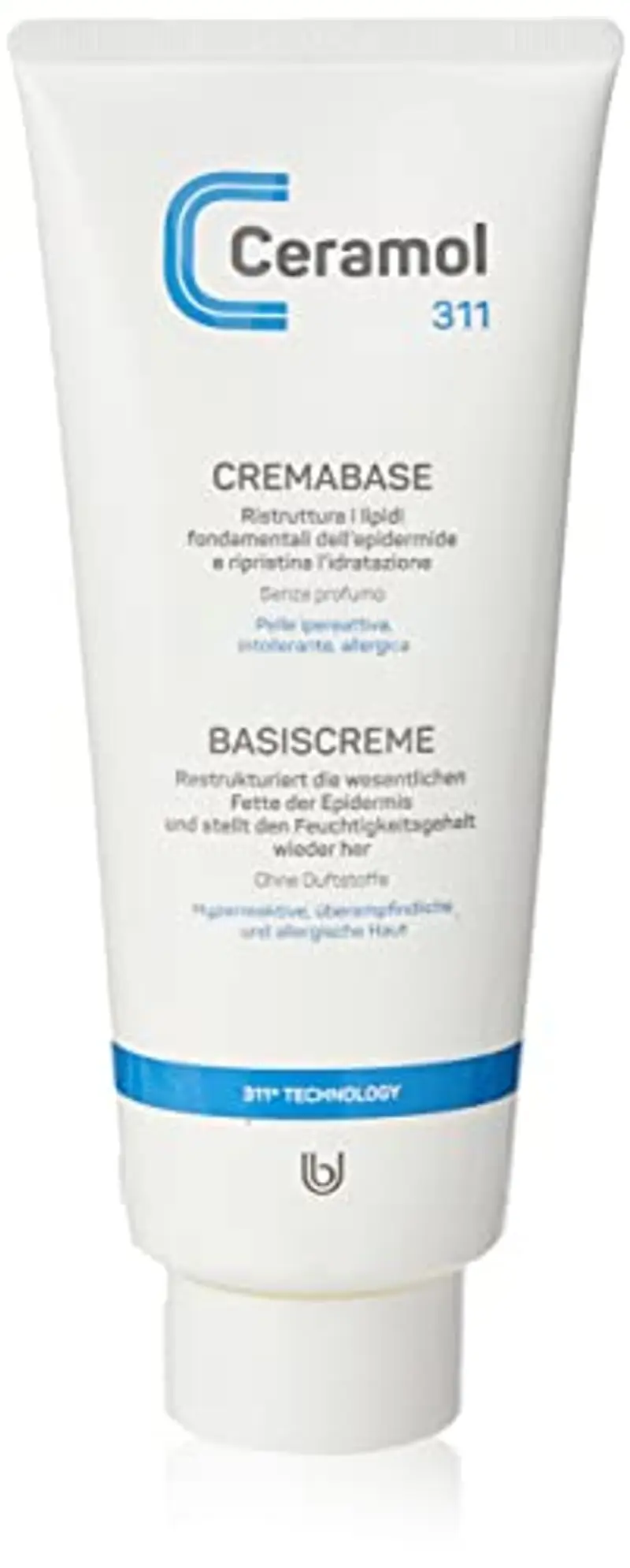 Unifarco Ceramol Crema Base 311, 400 Millilitri