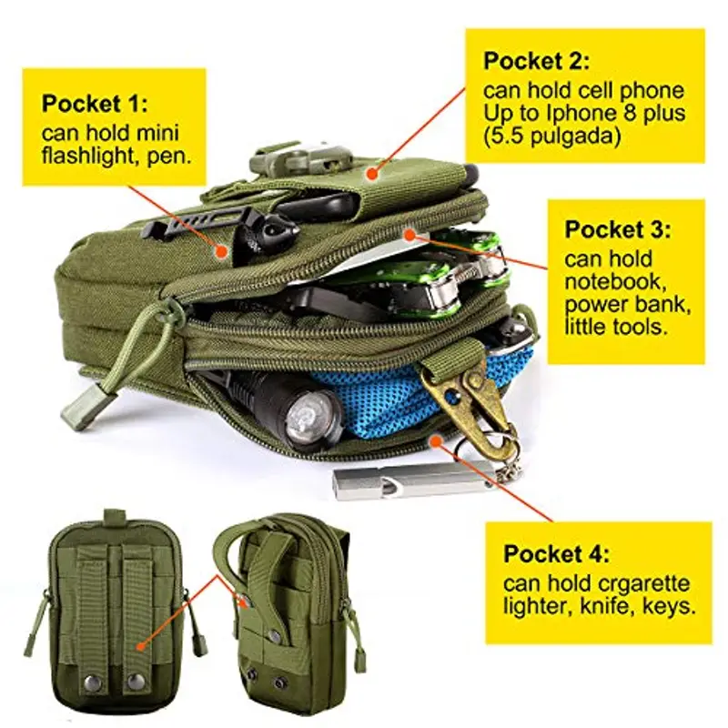 Unigear Marsupio Nero 1214415 miniatura 3