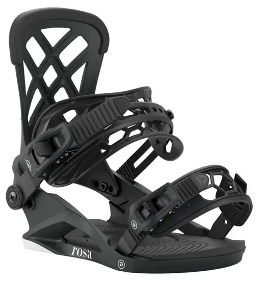 Rosa W - attacco snowboard - donna Black