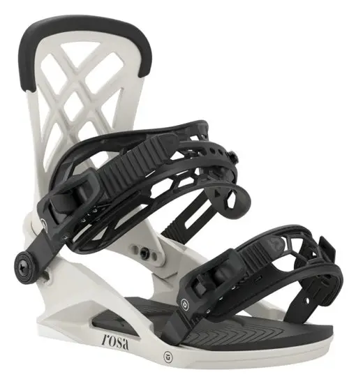 Rosa W - attacco snowboard - donna White