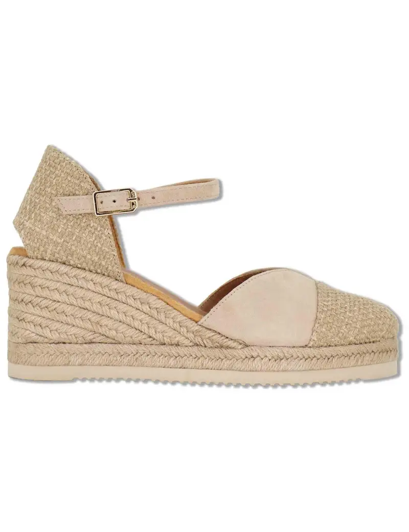 Esparillas in camoscio nude con cinturino alla caviglia Donna CECH ECL KS SKIN