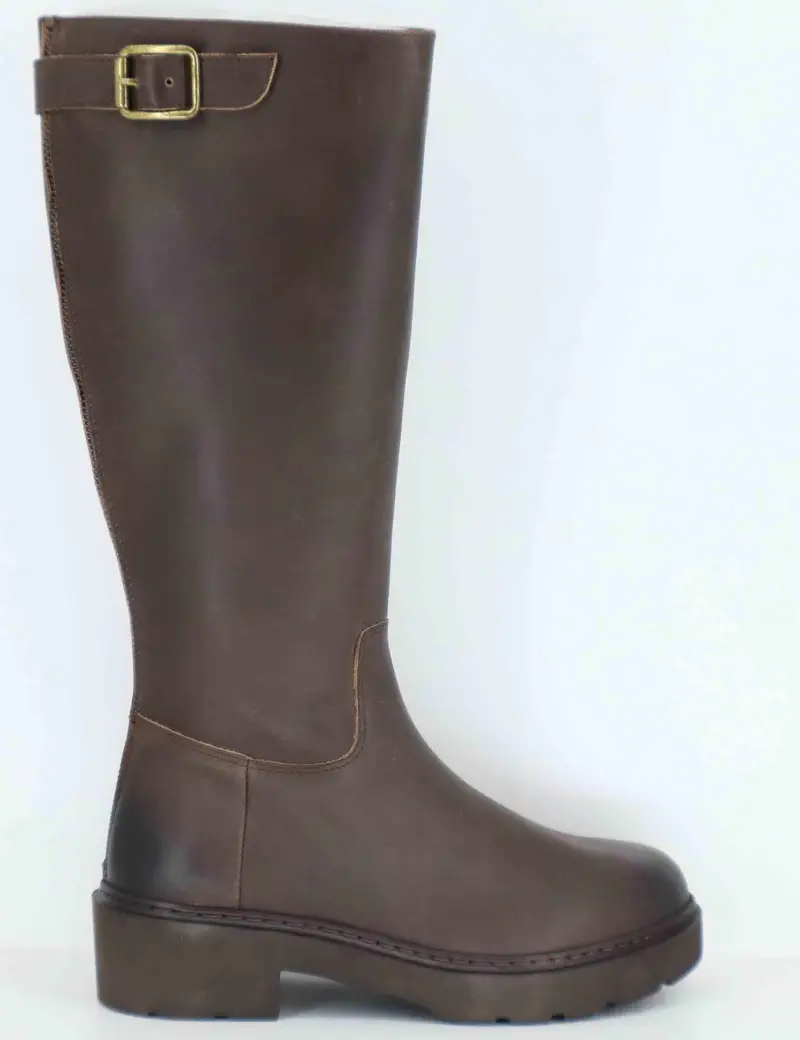 Stivali in pelle testa di moro Donna JALE AF WENGUE