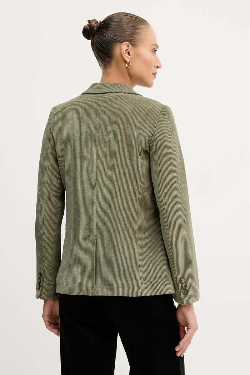 blazer con aggiunta di lana colore verde 2Q5GDW03I miniatura 3