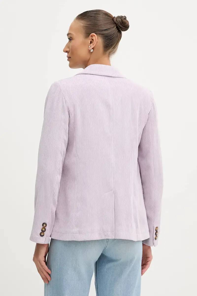 blazer con aggiunta di lana colore violetto 2Q5GDW03I miniatura 3