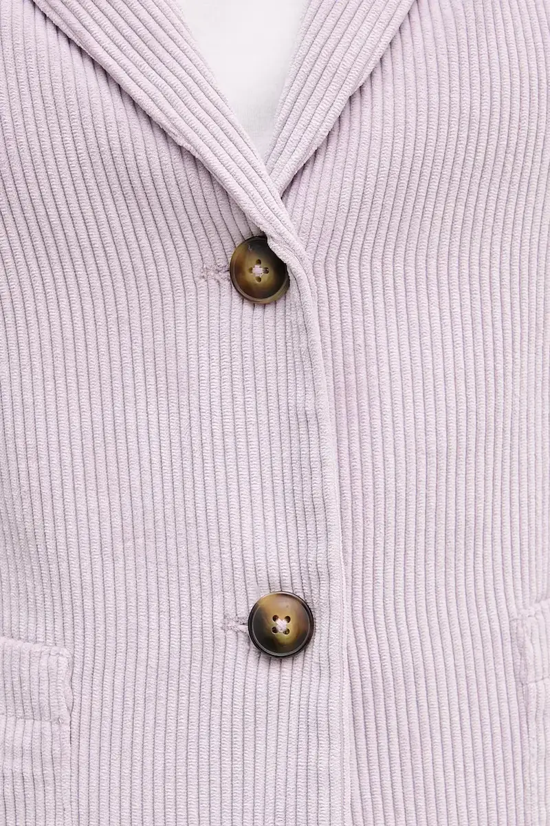 blazer con aggiunta di lana colore violetto 2Q5GDW03I miniatura 4